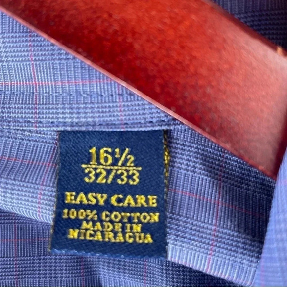 Club Room Mens Size 16.5 Long Sleeve Button Down Shirt 2775 - Picture 4 of 7